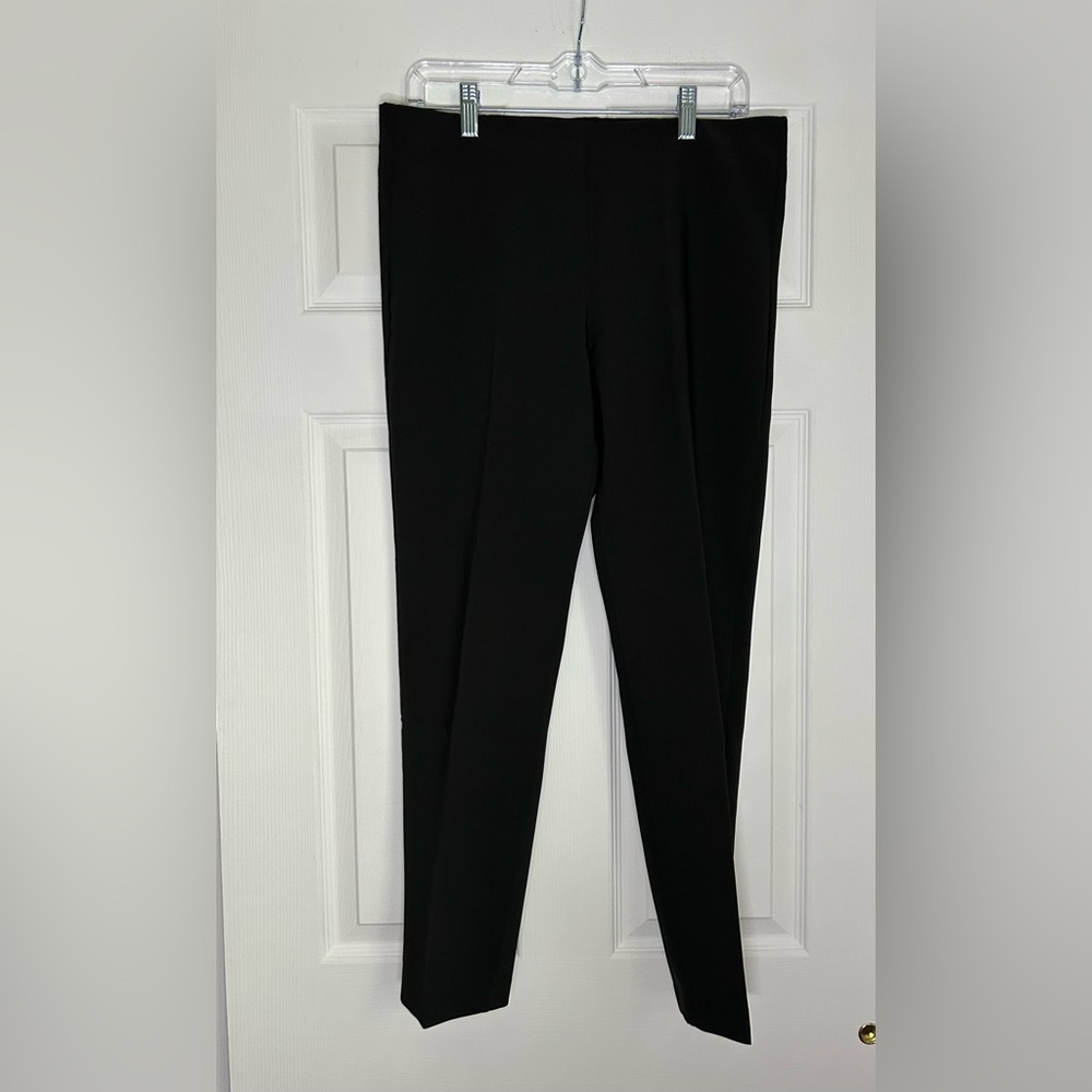 Adrianna Papell Classic Black Straight Leg Pants